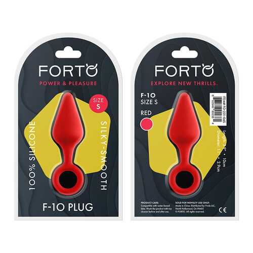 Forto F-10: Sili Plug W/Pull Ring Sm R