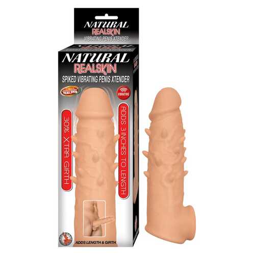 Natural Realskin Spik Vibrat Penis Xte W