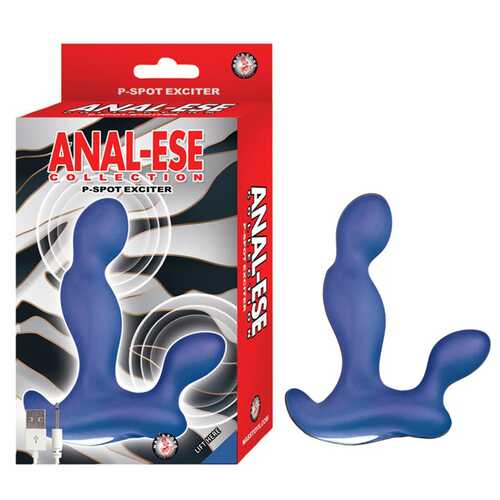 Anal-Ese Collection P-Spot Exciter-Blue