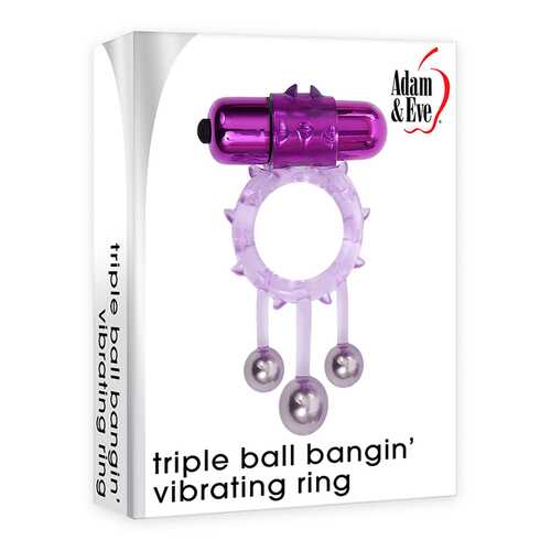 A&E Triple Ball Bangin' Vibrating Ring