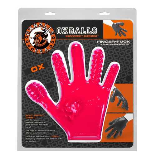 OxBalls FINGER FUCK Glove Hot Pink
