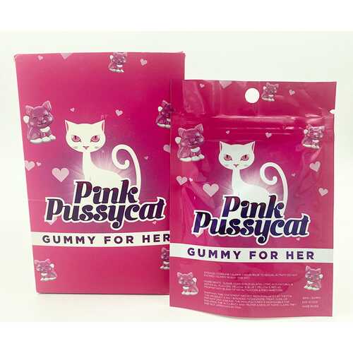 Pink Pussycat Gummies 1ct 24/Display