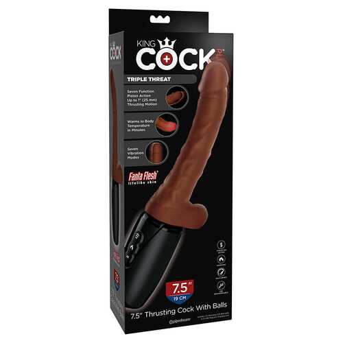 King Cock Plus 7.5in Thrust Cock/Ball B