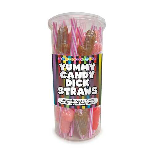 Candy Dick Straws, Display of 21