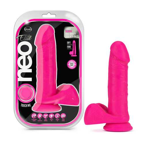 Neo Elite - 8 Inch Sili Neon Pink