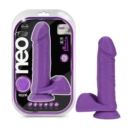 Neo Elite - 8 Inch Silicone Neon Purple