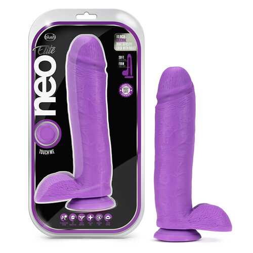 Neo Elite -10 Inch Silicone- Neon Purple