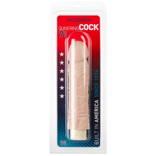 Quivering Cock: 8in.x 1.75in. (Flesh)