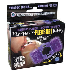 Partners Pleasure Ring Vib. Ring (Purp)