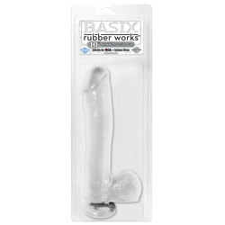Basix 10in. Dong w/Suction Cup Clear