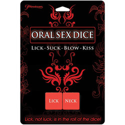 Oral Sex Dice (Lick-Suck-Blow-Kiss)