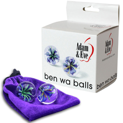 A&E Glass Ben Wa Balls Clear