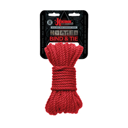 KINK Hogtied Bind&Tie Hemp Rope 30Ft Red