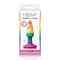 Colours Pride Pleasure Plug Mini Rainbow