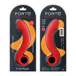 Forto F-19: 100% Silicone Plug Red