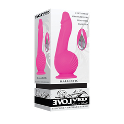 Evolved Ballistic Dong Silicone Pink