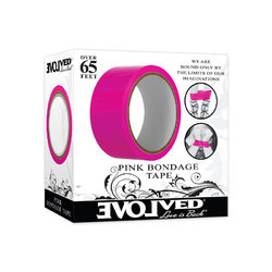 Evolved Red Bondage Tape 65ft Pink