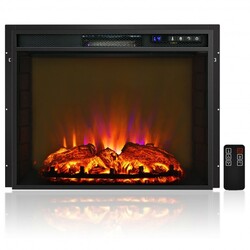 26 Inch Recessed Electric Fireplace heater W/ Remote Control 750W/1500W