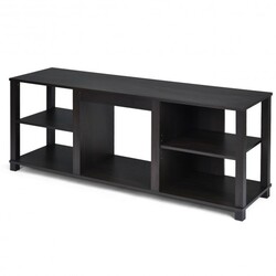 2-Tier TV Storage Cabinet Console with Adjustable Shelves