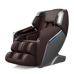 Category: Dropship Massage & Relaxation, SKU #JL10008WL, Title: Full Body Zero Gravity Massage Chair with SL Track Voice Control Heat-Brown