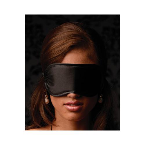 Le Boheme Satin Blindfold - Black