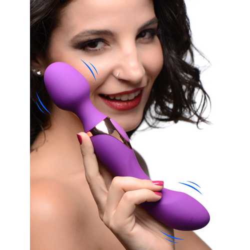 10X Dual Duchess 2-in-1 Silicone Massager - Purple