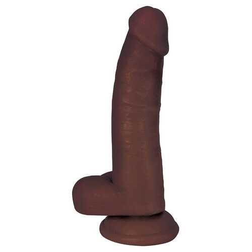 JOCK 8 Inch Dong with Balls Brown