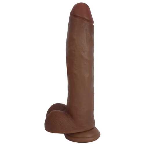 JOCK 11 Inch Dong with Balls Brown
