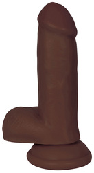 JOCK 6 Inch Dong with Balls Brown