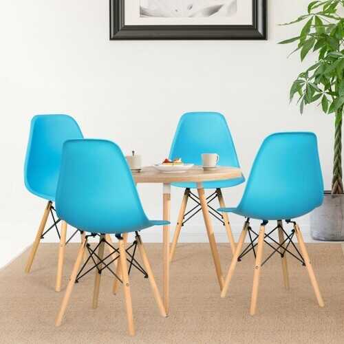 Set 4 Mid Century Modern Dining Chairs, Dining Room Chairs Set Of 4 Mid Century Modern