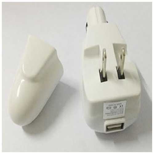 DUAL CHARGER 2 in 1 Car and Wall Charger with USB port