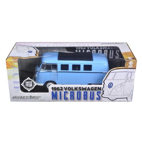 1962 Volkswagen Microbus Blue 1/18 Limited to 300pc by Greenlight
