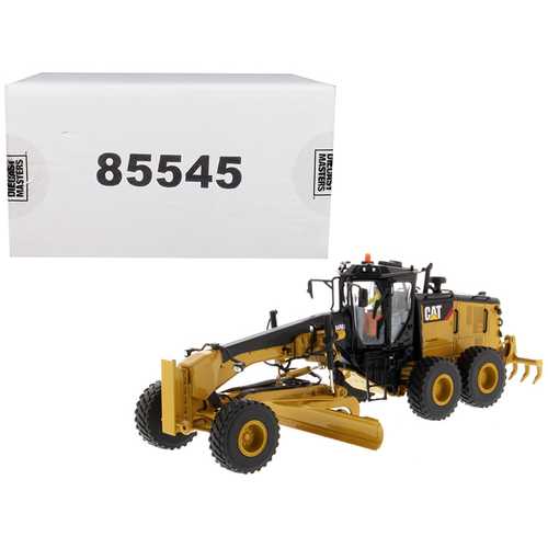 CAT Caterpillar 14M3 Motor Grader with Operator "High Line Series" 1/50 Diecast Model by Diecast Masters