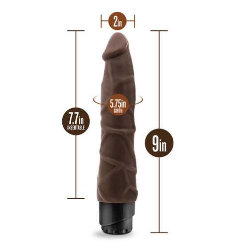 DR SKIN COCK VIBE #1 CHOCOLATE 