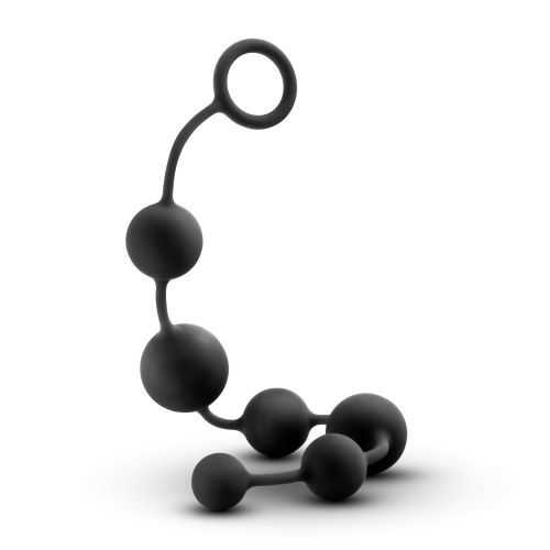 PERFORMANCE 16IN SILICONE ANAL BEADS BLACK 