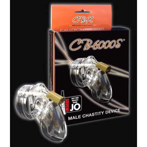 CB-6000S KIT 2.5IN CLEAR COCK CAGE SMALL 