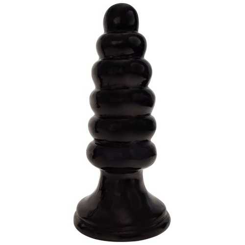 ROOSTER BUBBLE BUTT PLUG BLACK 