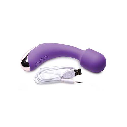 GOSSIP SILICONE G-SPOT MINI WAND RECHARGEABLE VIOLET 