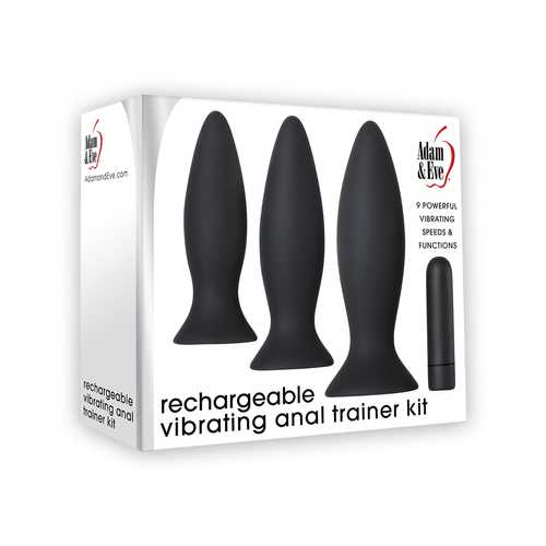 ADAM & EVE RECHARGEABLE VIBRATING ANAL KIT 