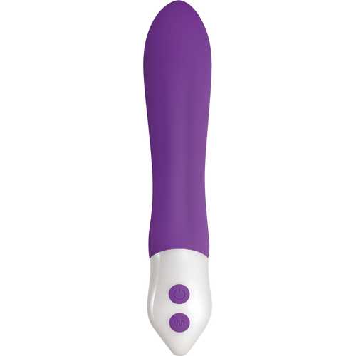 EVOLVED HEROINE SILICONE RECHARGEABLE PURPLE VIBRATOR 