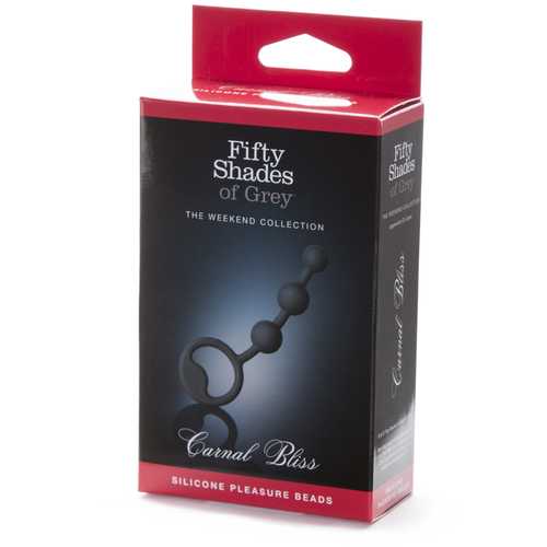 (D) FIFTY SHADES CARNAL BLISS SILICONE PLEASURE BEADS 