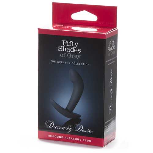 (D) FIFTY SHADES DRIVEN BY DES SILICONE PLEASURE PLUG 