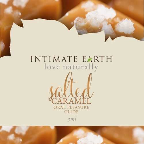 INTIMATE EARTH SALTED CARAMEL FOIL PACK 3ml (EACHES) 