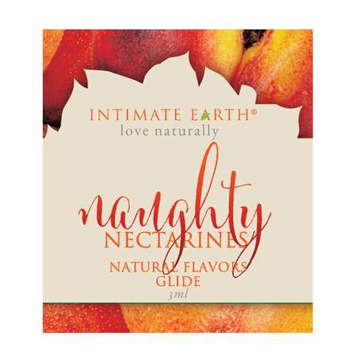 INTIMATE EARTH NAUGHTY NECTARINES GLIDE FOIL PACK 3ml (EACHES)