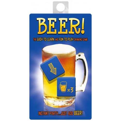 LARGE BEER DICE 