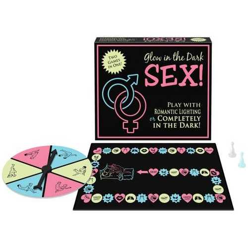 GLOW IN THE DARK SEX COUPLES GAME 