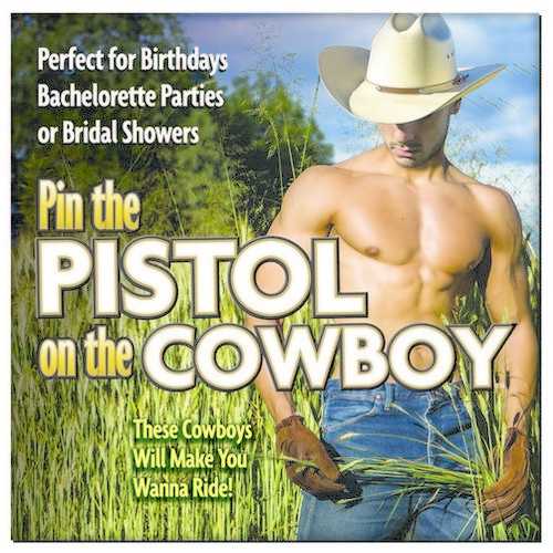 PIN THE PISTOL ON THE COWBOY 