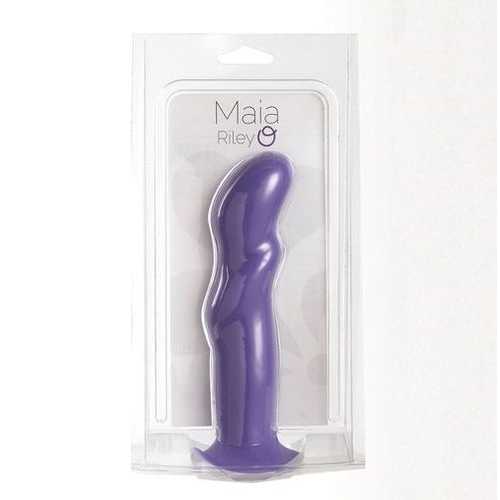 RILEY SILICONE PURPLE DONG 