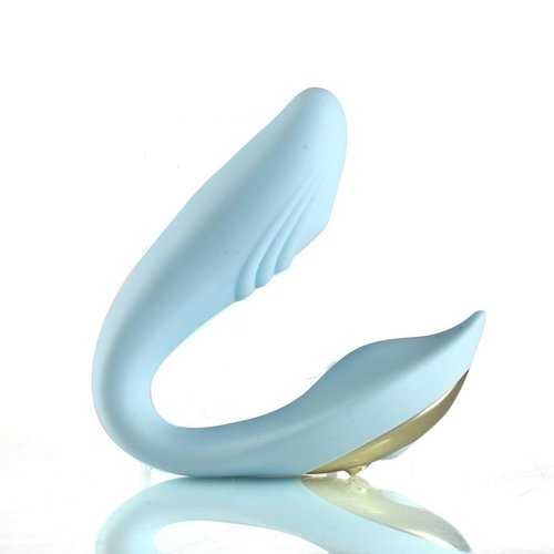 HARMONIE DUAL VIBRATOR TEAL SILICONE RECHARGEABLE 