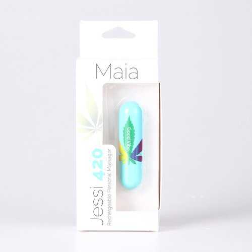 JESSI 420 10 FUNCTION MINI RECHARGEABLE BULLET TEAL 